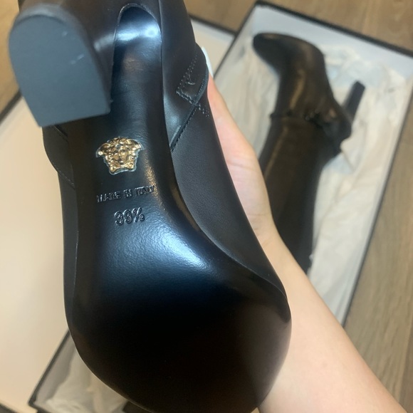 Versace Shoes - Versace knee high boots never worn